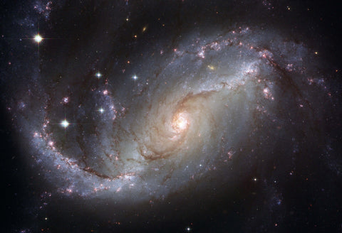 Barred Spiral Galaxy NGC 1672 Fine Art Print