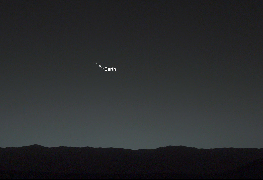 Earth Seen from Mars 