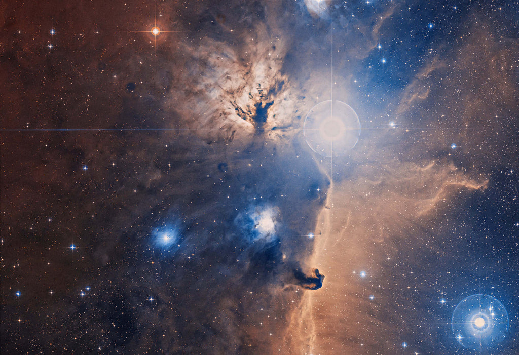 Flame Nebula Chandra X Ray Hi Gloss Space Poster
