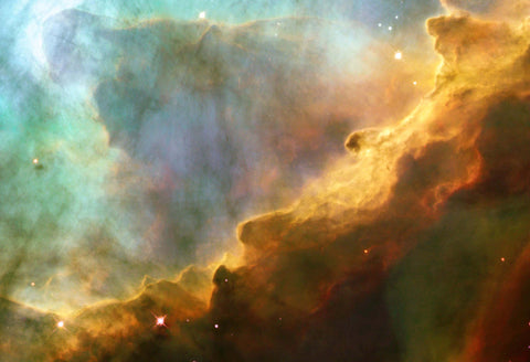 Space Poster of the Omega Nebula N17 Fine Art Print