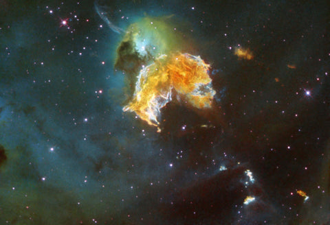 Supernova in the Large Magellanic Cloud Glossy Fine Art Print