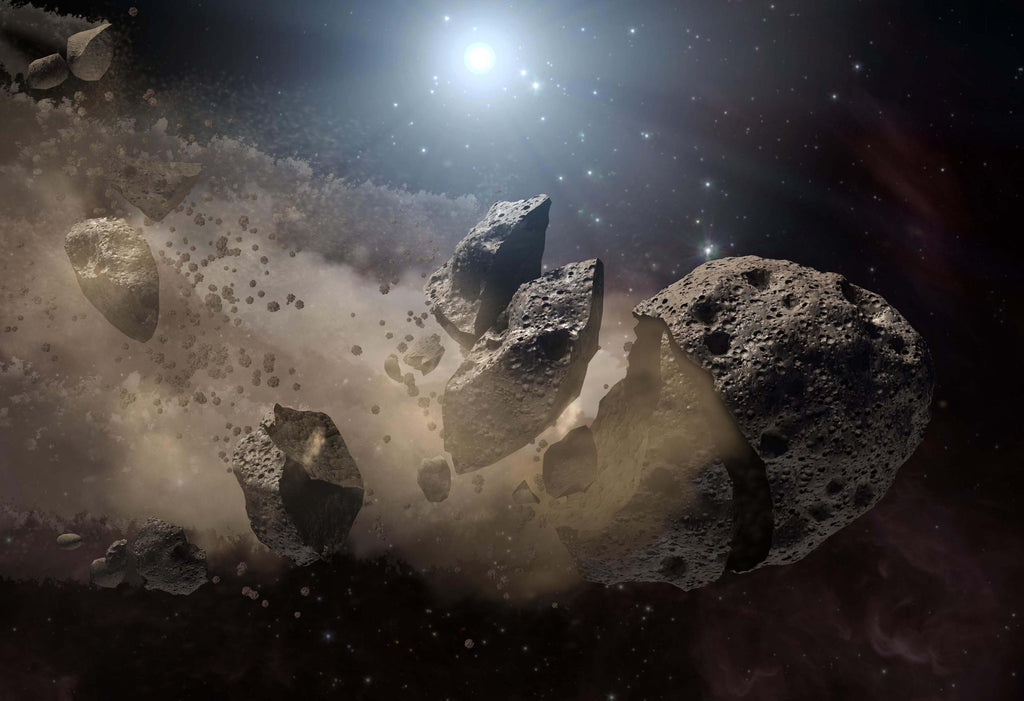 Asteroid Bites the Dust Artist's Concept 
