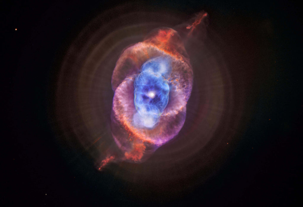 Cat's Eye Nebula Redux Hi Gloss Space Poster