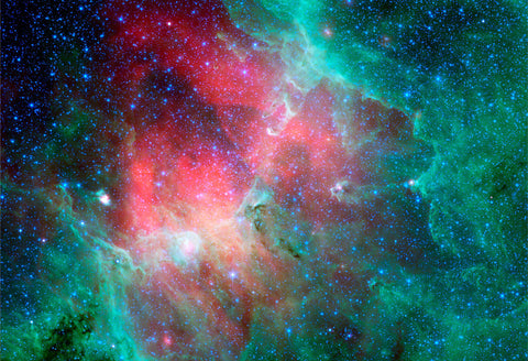 Cosmic Epic Eagle Nebula Infrared Fine Art Print