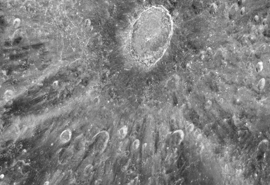 Crater Tycho on the Moon 