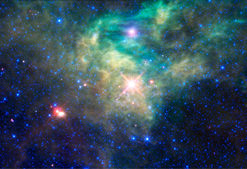 Hidden Star Cluster by WISE 
