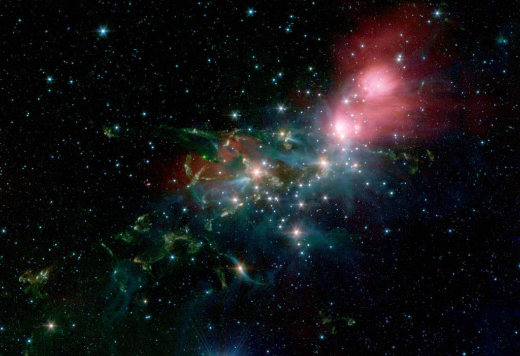 Hourglass Nebula Around a Dying Star Hi Gloss Space Poster 