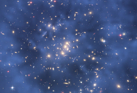 Hubble Dark Matter in Galaxy Cluster Fine Art Print