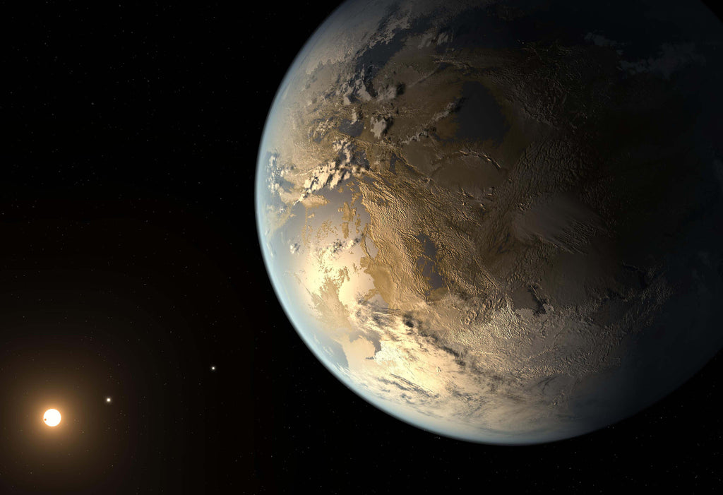 Kepler 186f Earth Sized Planet Hi Gloss Space Poster