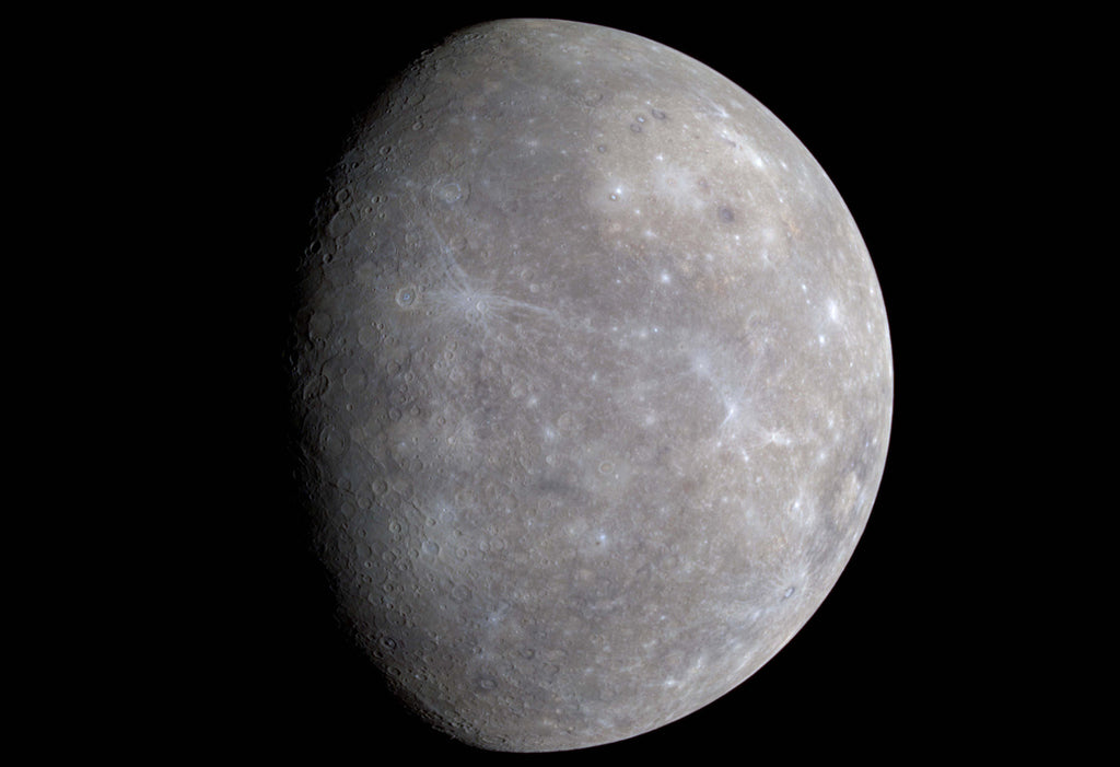 Mercury's Subtle Colors Hi Gloss Space Poster