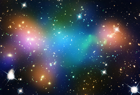 Merging Galaxy Cluster Abell 520 Fine Art Print