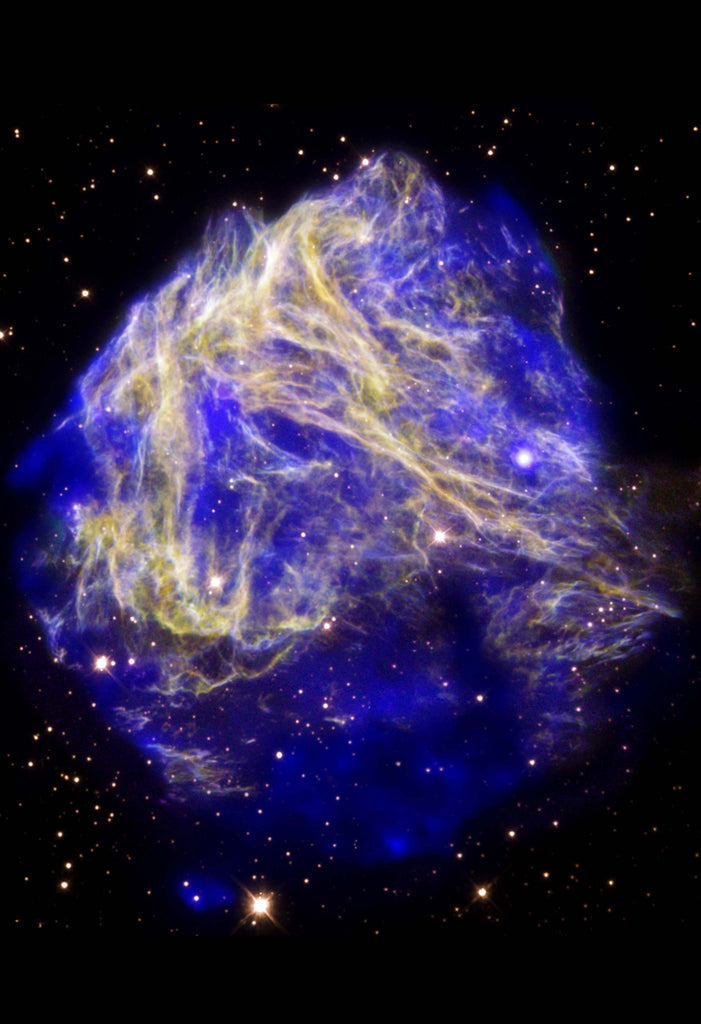 Space Poster of Supernova Stellar Shrapnel 