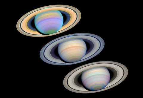 Saturn False Color Fine Art Print
