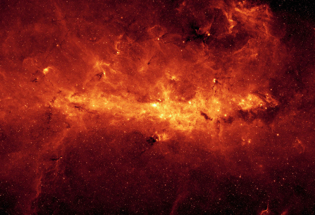 Space Poster of the Milky Way by the Spitzer Telescope