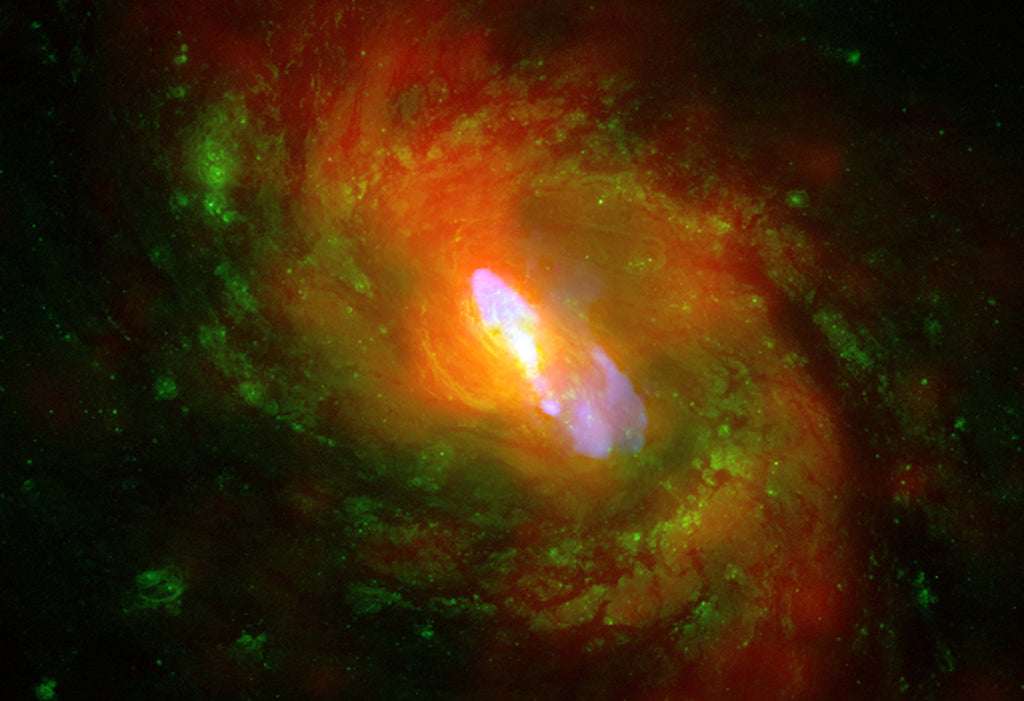 Supermassive Black Hole Devours Galaxy Hi Gloss Space Poster 