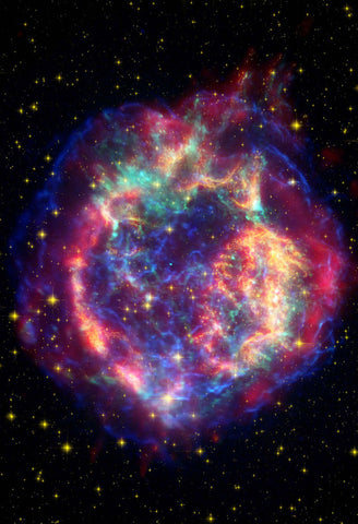 Space Poster of the Cassiopeia Supernova Fine Art Poster