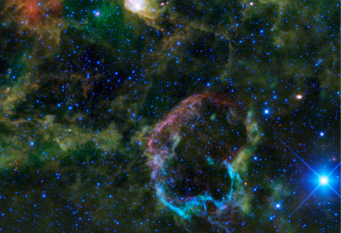 Supernova Remnant IC 443 Fine Art Print