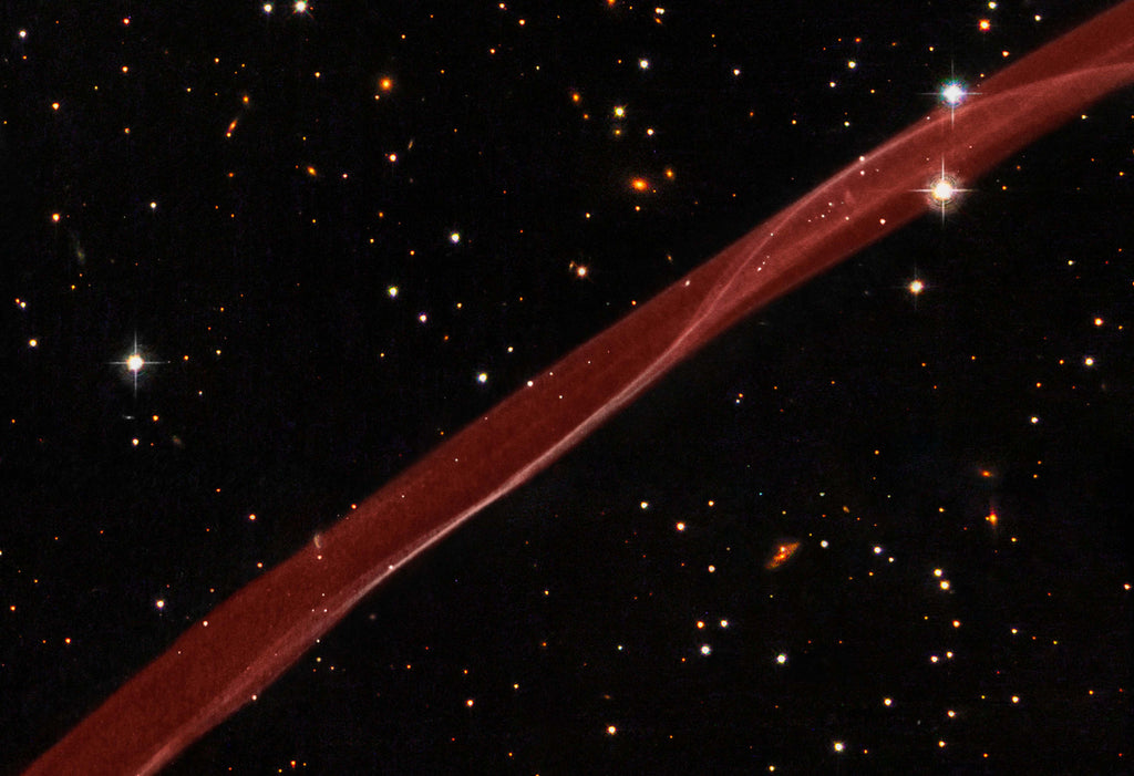 Supernova Ribbon Remnant Hi Gloss Space Poster 