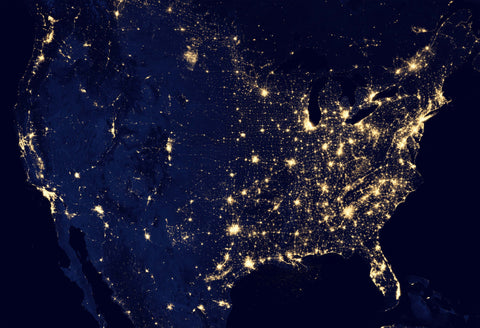 USA from Space Fine Art Print