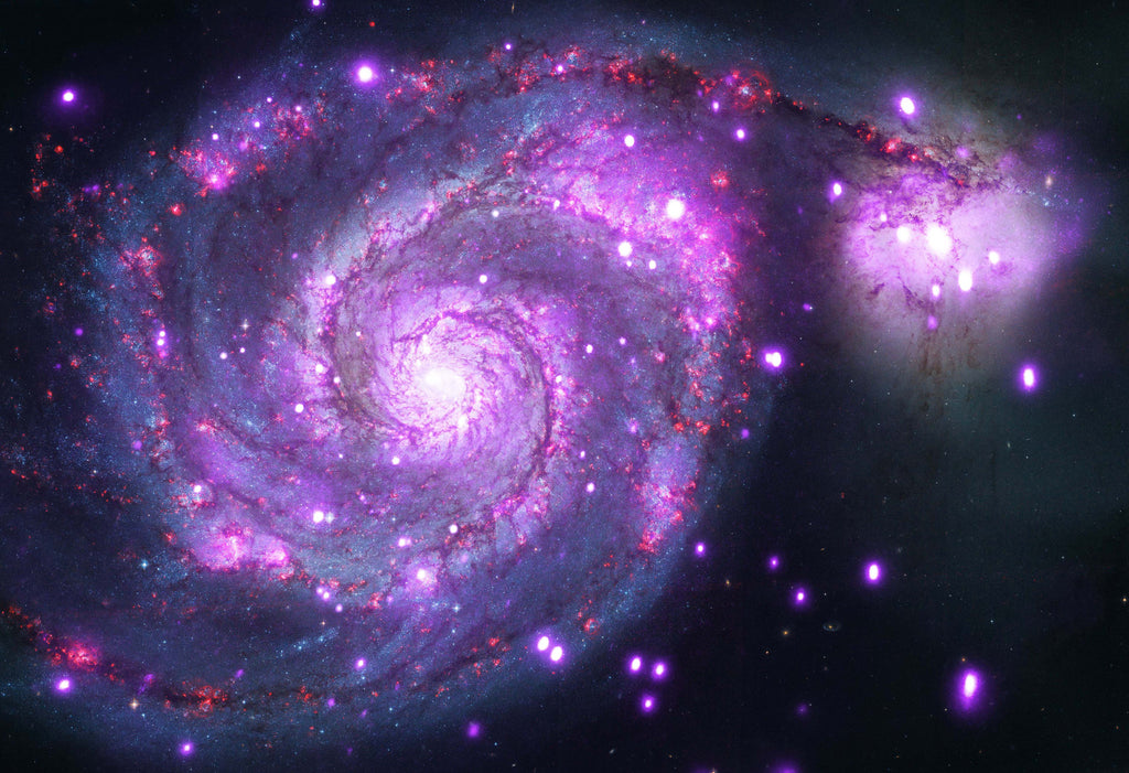 Whirlpool Galaxy Chandra X Ray Hi Gloss Space Poster